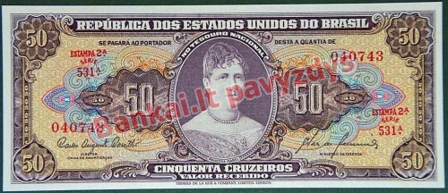 50 Cruzeirų banknoto priekinė pusė