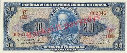 200 Cruzeirų banknoto priekinė pusė