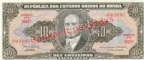10 Cruzeirų banknoto priekinė pusė