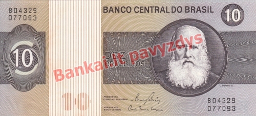 10 Cruzeirų banknoto priekinė pusė