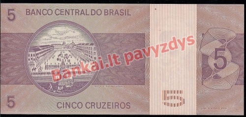 5 Cruzeirų banknoto galinė pusė