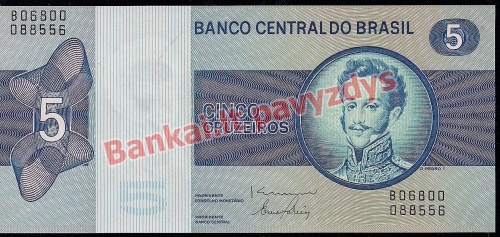 5 Cruzeirų banknoto priekinė pusė