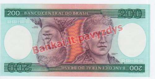 200 Cruzeirų banknoto priekinė pusė