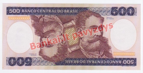 500 Cruzeirų banknoto priekinė pusė