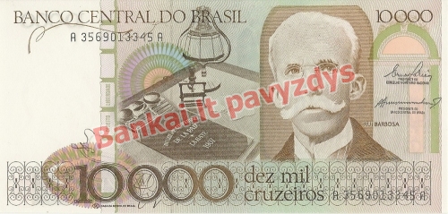 10000 Cruzeirų banknoto priekinė pusė