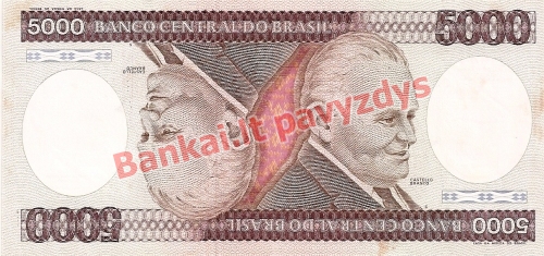 5000 Cruzeirų banknoto priekinė pusė