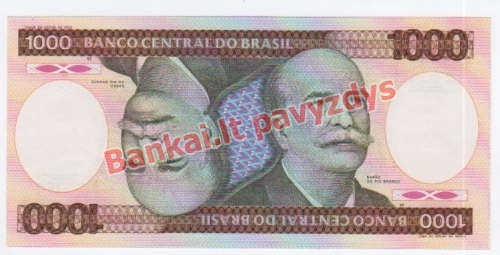 1000 Cruzeirų banknoto priekinė pusė