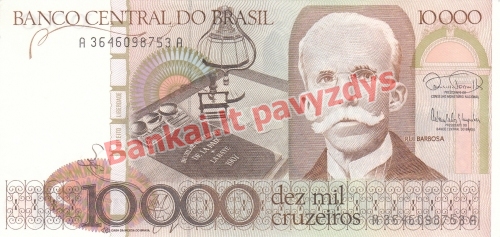 10000 Cruzeirų banknoto priekinė pusė