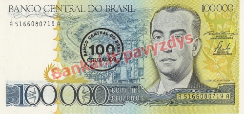 100 Cruzadų banknoto priekinė pusė