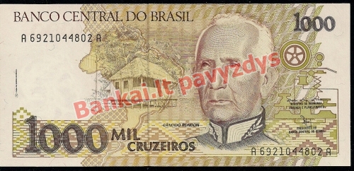 1000 Cruzeirų banknoto priekinė pusė