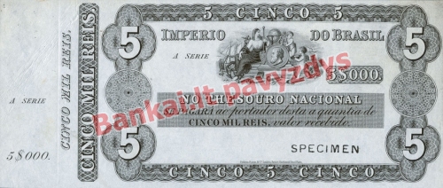 5 Mil Reisų banknoto priekinė pusė
