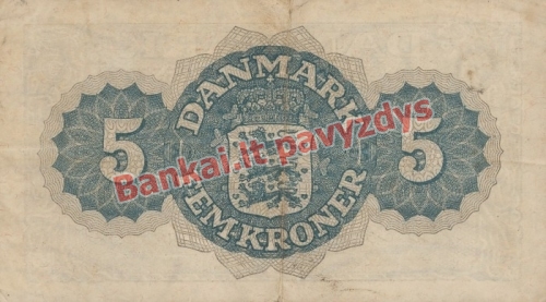 5 Kronų banknoto galinė pusė