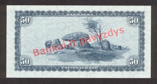 50 Kronų banknoto galinė pusė