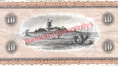 10 Kronų banknoto galinė pusė