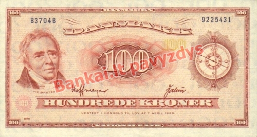 100 Kronų banknoto priekinė pusė