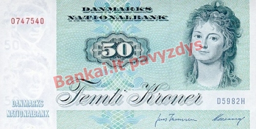 50 Kroner  banknoto priekinė pusė