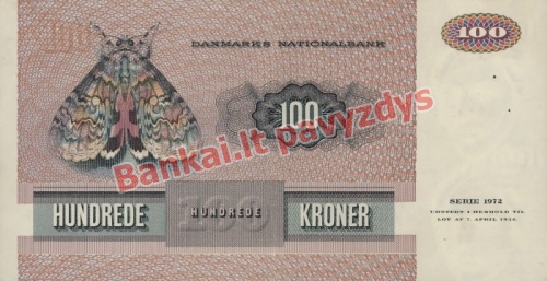 100 Kronų banknoto galinė pusė