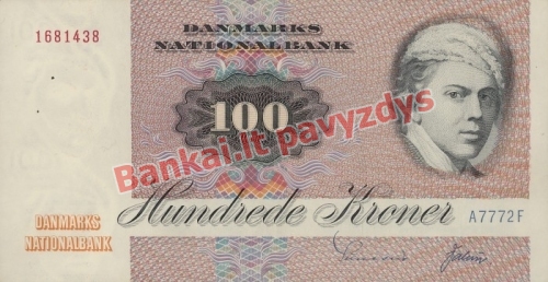 100 Kronų banknoto priekinė pusė