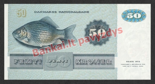 50 Kronų banknoto galinė pusė
