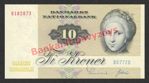 10 Kronų banknoto priekinė pusė