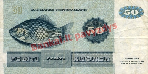 50 Kronų banknoto galinė pusė