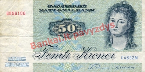 50 Kronų banknoto priekinė pusė