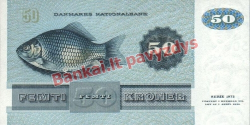 50 Kronų banknoto galinė pusė