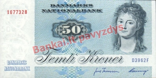 50 Kronų banknoto priekinė pusė