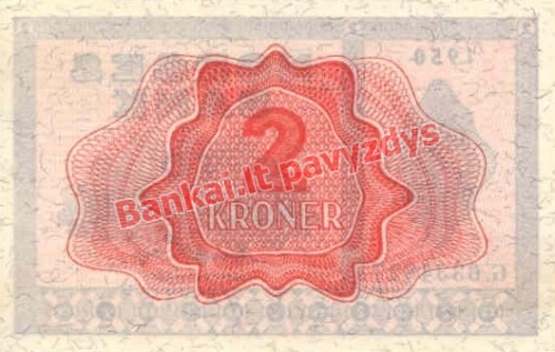 2 Kronų banknoto galinė pusė