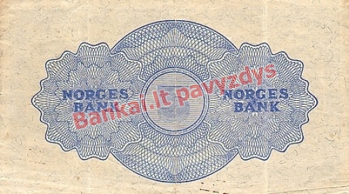 5 Kronų banknoto galinė pusė