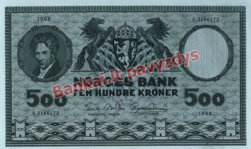 500 Kronų banknoto priekinė pusė