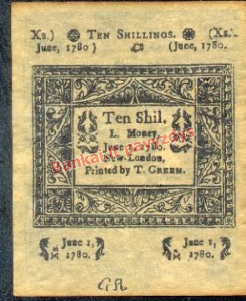 10 Šilingų banknoto galinė pusė