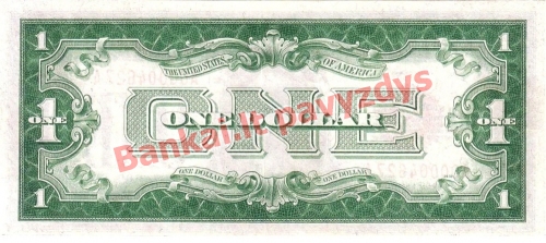 1 Dolerio banknoto galinė pusė