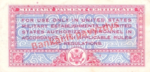 10 Centų banknoto galinė pusė