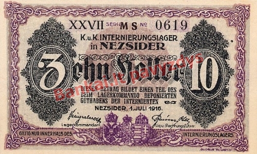 10 Filerių banknoto galinė pusė