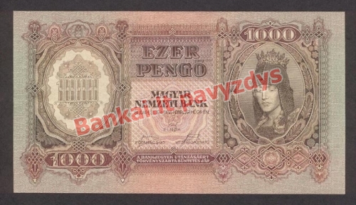 1000 Pengų banknoto priekinė pusė