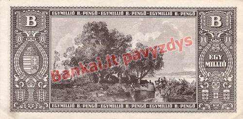 1000000 banknoto galinė pusė