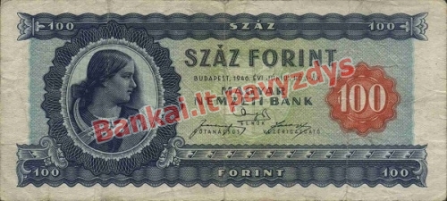 100 Forintų banknoto priekinė pusė