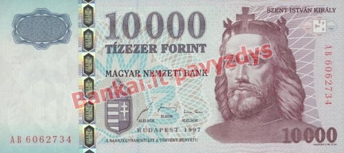 10000 Forintų banknoto priekinė pusė