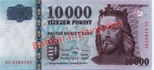10000 Forintų banknoto priekinė pusė