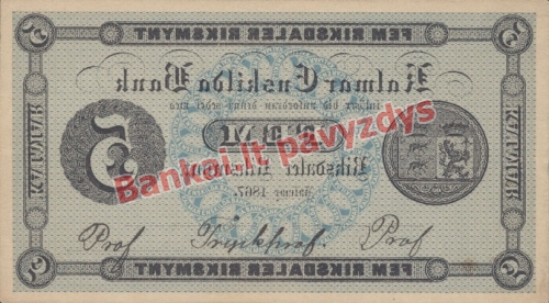 5 Kronų banknoto galinė pusė