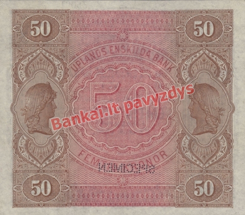 50 Kronų banknoto galinė pusė