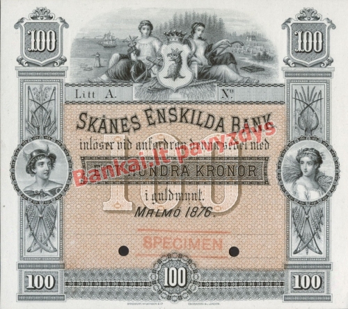 100 Kronų banknoto priekinė pusė