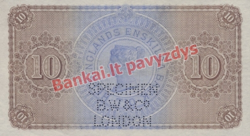 10 Kronų banknoto galinė pusė