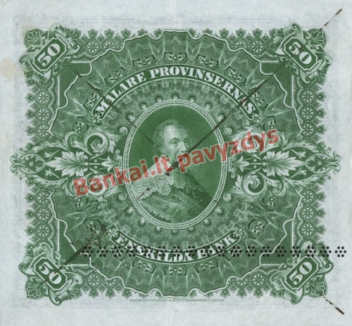 50 Kronų banknoto galinė pusė
