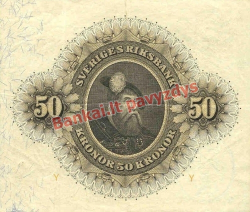 50 Kronų banknoto galinė pusė