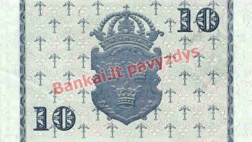 10 Kronų banknoto galinė pusė