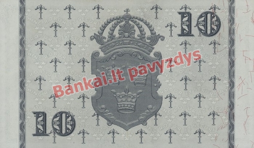 10 Kronų banknoto galinė pusė