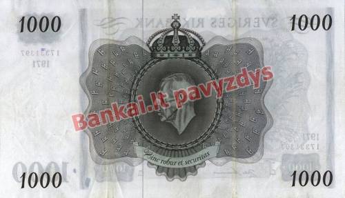 1000 Kronų banknoto galinė pusė