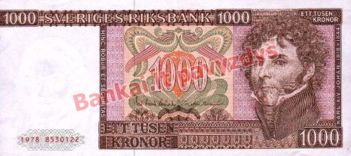 1000 Kronų banknoto priekinė pusė